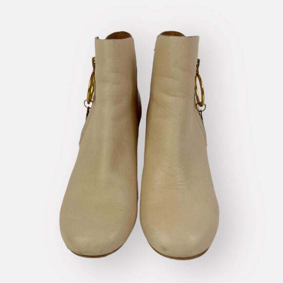 See By Chloe Louise Medium Leather Ankle Bootie Size 36.5 - Picture 3 of 14